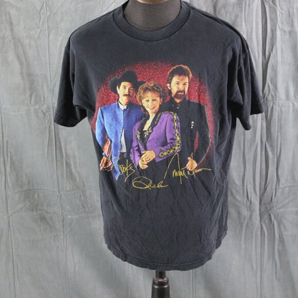 Band Shirt (VTG) - Reba and Brrooks and Dunn 1997 Tour - Men's XL - Picture 1 of 9
